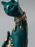 УЦЕНКА Фигура "Кошка" синяя, 20х8см 10964095