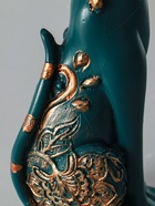 УЦЕНКА Фигура "Кошка" синяя, 20х8см 10964095