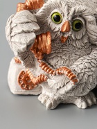 УЦЕНКА Фигура "Совы говорят по телефону" 8х12х7 см, серый 10964097