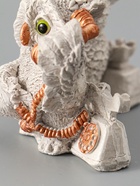 УЦЕНКА Фигура "Совы говорят по телефону" 8х12х7 см, серый 10964097