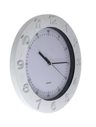 УЦЕНКА Часы настенные интерьерные, плавный ход, d=32 см, внутренний d=23.7 см, белый 10964107