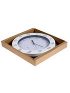 УЦЕНКА Часы настенные интерьерные, плавный ход, d=32 см, внутренний d=23.7 см, белый 10964107