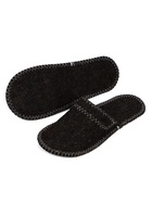 Тапочки для бани, шерсть 100%, серые, «Добропаровъ» - фото 63128903