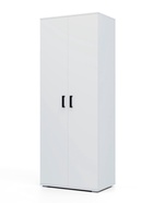 УЦЕНКА Шкаф двухстворчатый, 5 полок, 800х500х2100, Белый 10964142 - фото 3918714