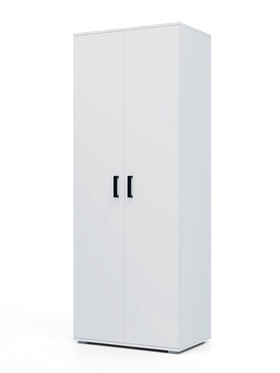 УЦЕНКА Шкаф двухстворчатый, 5 полок, 800х500х2100, Белый 10964142