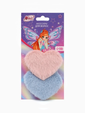 Заколка для волос «Сердечки» 2 шт., Винкс