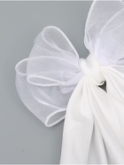 Бант для волос на заколке с лентами, белый, Принцессы Дисней - Фото 3