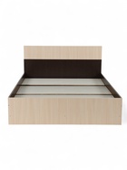 УЦЕНКА Кровать двуспальная "Юнона", 1400х2000, Венге/Дуб 10964355 - фото 3918984