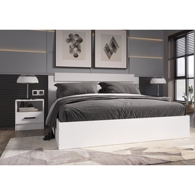 УЦЕНКА Кровать "ЭКО", 1600х2000 Белый 10964357