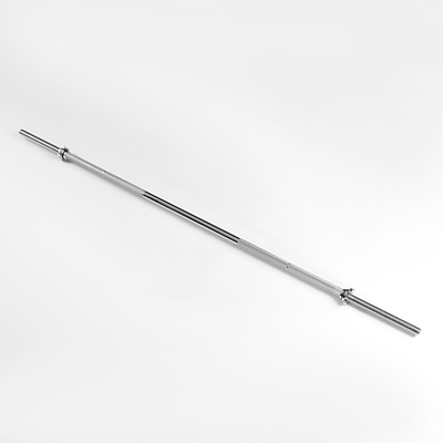 УЦЕНКА Гриф для штанги прямой, металлический, хромированный, d=28 мм, 180 см