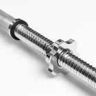 УЦЕНКА Гриф для штанги прямой, металлический, хромированный, d=28 мм, 180 см - Фото 3