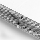 УЦЕНКА Гриф для штанги прямой, металлический, хромированный, d=28 мм, 180 см - Фото 4