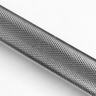 УЦЕНКА Гриф для штанги прямой, металлический, хромированный, d=28 мм, 120 см - Фото 2