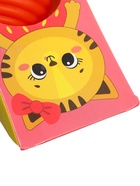 УЦЕНКА Развивающий тактильный мячик «Кошечка», с пищалкой, 1 шт., Крошка Я 10964375