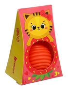 УЦЕНКА Развивающий тактильный мячик «Кошечка», с пищалкой, 1 шт., Крошка Я 10964375