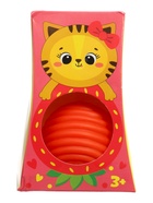 УЦЕНКА Развивающий тактильный мячик «Кошечка», с пищалкой, 1 шт., Крошка Я 10964375