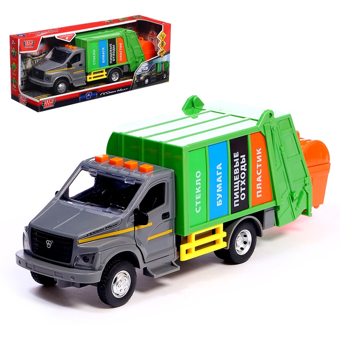 УЦЕНКА Машина «ГАЗОН NEXT МУСОРОВОЗ» 22 см, инерция, свет-звук - Фото 1