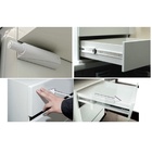 УЦЕНКА Тумба прикроватная Элтон №1 подвесная, 460×320×260, Белый/МДФ Белый глянец - Фото 2