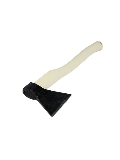 УЦЕНКА Топор кованый ТУНДРА, деревянное топорище Б3, 1200 г, порошковое покрытие