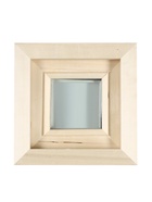 Деревянное окно для бани, 30×30 см, стеклопакет - фото 63128987