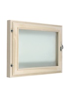 Деревянное окно для бани, 60×80 см, стеклопакет - Фото 3