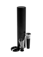 Набор сомелье электрический LSH-04, пробка, аэратор, штопор, от батареек, чёрный - Фото 2