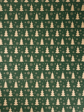 Упаковочная бумага в наборе с ножницами и верёвкой, «Новый год: Зимняя история», рулон 0.68 × 7 м