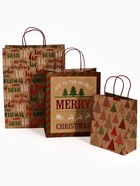 Набор подарочных пакетов «Новогодний», 3 шт, тиснение, 25 × 4 × 30.5 см, 30 × 40 × 11.5 см, 18 × 23 × 10 см - фото 119644255