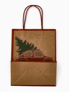 Набор подарочных пакетов «Новогодний подарок», 3 шт, тиснение, 25 × 4 × 30.5 см, 30 × 40 × 11.5 см, 18 × 23 × 10 см 10878841