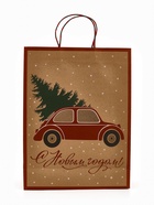 Набор подарочных пакетов «Новогодний подарок», 3 шт, тиснение, 25 × 4 × 30.5 см, 30 × 40 × 11.5 см, 18 × 23 × 10 см 10878841