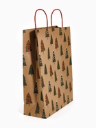 Набор подарочных пакетов «Новогодние ёлочки», 3 шт, 25 × 4 × 30.5 см, 30 × 40 × 11.5 см, 18 × 23 × 10 см - фото 119644294