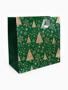 Подарочный пакет «Новогодний», 40 × 40 × 40 см, тиснение, конгрев, 3D-эффект - фото 119644304