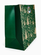 Подарочный пакет «Новогодний», 40 × 40 × 40 см, тиснение, конгрев, 3D-эффект - фото 119644306