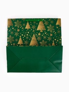 Подарочный пакет «Новогодний», 40 × 40 × 40 см, тиснение, конгрев, 3D-эффект - фото 119644308