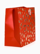 Подарочный пакет «Новогодний», 40 × 40 × 20 см, тиснение, конгрев, 3D-эффект 10878848