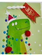 Набор подарочных  пакетов «Новый год», 3 шт,  25,4 × 30,5 × 12,7 см - фото 119717186