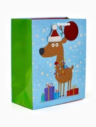 Набор подарочных  пакетов «Новый год», 3 шт,  25,4 × 30,5 × 12,7 см - фото 119717178
