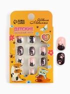 УЦЕНКА Детские накладные ногти "Meow", 12 шт 10965774