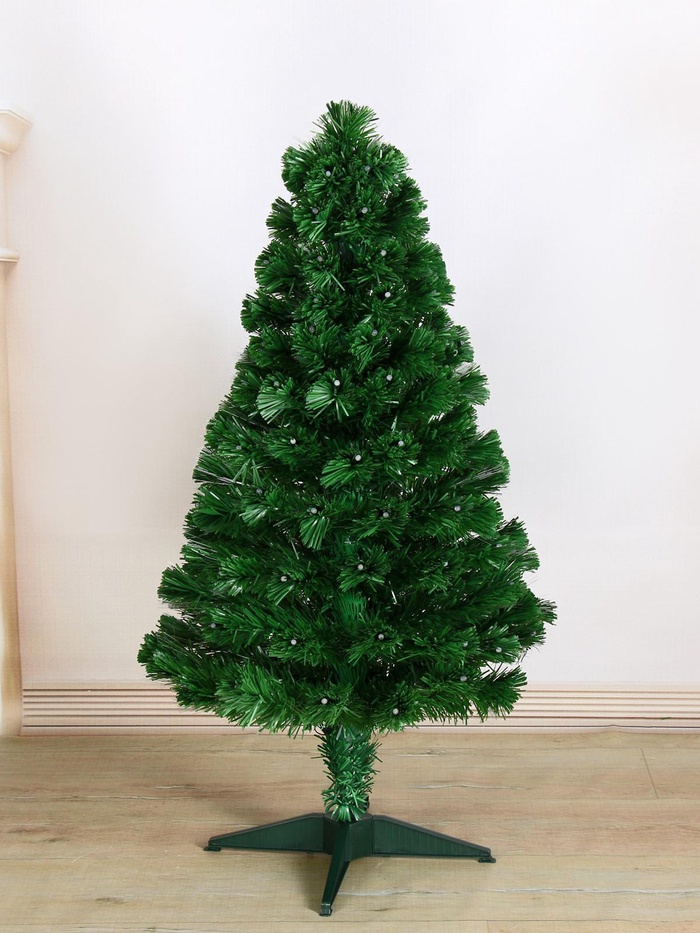 УЦЕНКА Ёлка светодиодная «Свечение» 120 см, диаметр нижнего яруса 65 см, 125 ПВХ веток, без подсветки - Фото 1