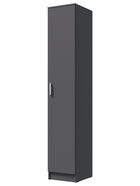 Шкаф – пенал «Соло», 400×490×2200 мм, цвет графит - Фото 2