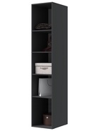 Шкаф – пенал «Соло», 400×490×2200 мм, цвет графит - Фото 3