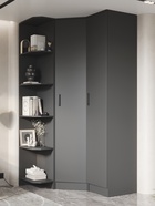 Шкаф – пенал «Соло», 400×490×2200 мм, цвет графит - Фото 4