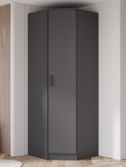 Шкаф угловой «ЭКО», 760(760)×2200×481 мм, цвет графит 10954743