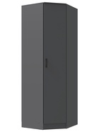 Шкаф угловой «ЭКО», 760(760)×2200×481 мм, цвет графит 10954743