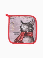 Набор кухонный «Этель. Волшебного счастья»: прихватка 19×19 см, варежка-прихватка 20×28 см - фото 63129233