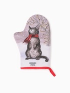 Набор кухонный «Этель. Волшебного счастья»: прихватка 19×19 см, варежка-прихватка 20×28 см - фото 63129236