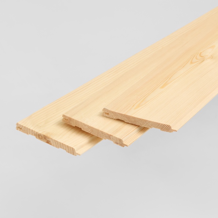 УЦЕНКА Вагонка Штиль (сосна) массив 14×105×3000 мм AB - Фото 1