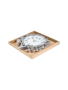 УЦЕНКА Часы настенные, серия: Интерьер, "Дерево", плавный ход, 1АА, d-37 см, 57 х 56 см - фото 14992321