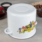 УЦЕНКА Кастрюля 5.5 л цил декор с пластмассовой ручкой - Фото 3