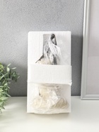 Фигура полистоун «Абстракция. Мыслитель и сад камней», бронза с бежевым, 12×9×25.5 см - фото 63129294